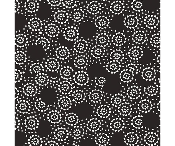 Vzorovaná dlažba Fioranese Kintsugi Black JAPAN 20,13x20,13 Luc. Rett.