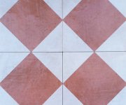 Retro dlažba Deceram PAM B-R Barroco Rosa Colour8 22,3x22,3 - růžová (skladem)