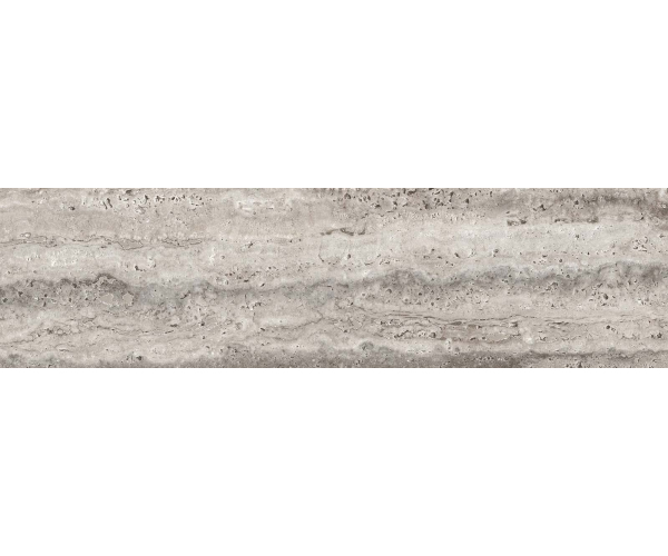Dlažba jako travertin Sichenia Travertini XL Silver Lapp. Rett. 29,5x117,5 - šedá (skladem)