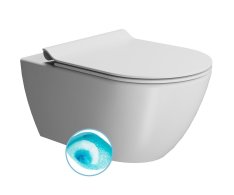 Gsi Pura Závěsná Wc Mísa, Swirlflush, 36x55cm, Bílá Dual-mat