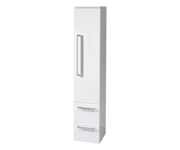 Mereo Bino, Koupelnová Skříňka Vysoká 163 Cm, Pravá, Bílá