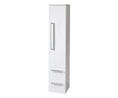 Mereo Bino, Koupelnová Skříňka Vysoká 163 Cm, Pravá, Bílá