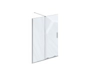 Sprchový kout Roll ROWI - ROWI 120, lesk+transparent X9WVG0C00Z1