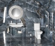 Kerasan Waldorf Wc Kombi, Spodní/zadní Odpad, Bílá-chrom