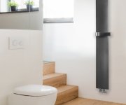 Ridea Othello Mono Slim Hliníkové Otopné Těleso 300x1890mm, černá Mat