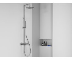 Sprchový sloup Espirit - ES 091.00CR Sprchový sloup s termostatickou baterií, posuvný,