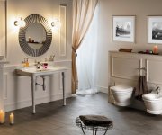 Creavit Antik Bidet Závěsný, 36x53 Cm, Bílá