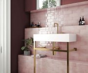 Obklad Equipe Village Rose Gold 6,5x20 - růžová