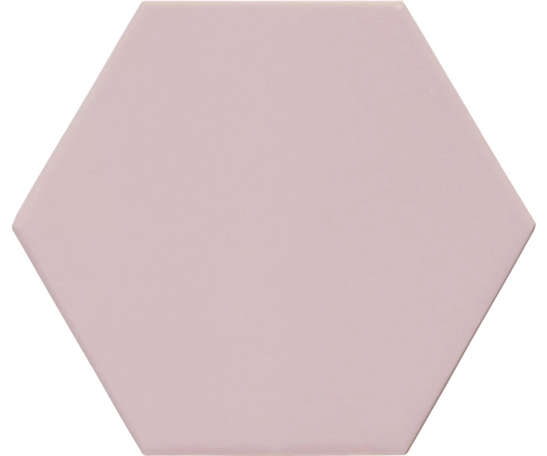 Dlažba Equipe Kromatika Rose 11,6x10,1 Hexagon Matt - růžová