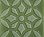 Vzorovaný dekor Aleluia Urban Atelier Decor Glam Menta 10x10 - zelená