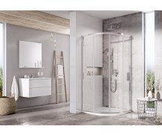 Sprchový kout Blix Slim BLSCP4 - BLSCP4 80x80, lesk+transparent