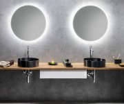 Sapho Viso Kulaté Zrcadlo S Led Osvětlením ø 80cm