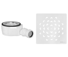 Gelco Vaničkový Sifon, Průměr Otvoru 90 Mm, Dn40, Krytka Bílá