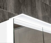 Sapho Linex Galerka S Led Osvětlením, 80x70x15cm, Jilm Bardini