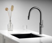 Sapho Flawo Stojánková Dřezová Baterie S Výsuvnou Sprškou, Gun Metal