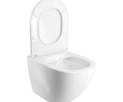 OMNIRES - Ottawa Mísa Rimless Včetně Sedátka S Slow, 49 X 37 Cm Bílá Lesk /bp/ Ottawamwbp