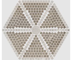 Ascot Signature Stone Mosaico Star Dark 36,4x32 Nat. Rett.