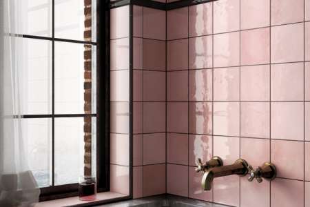 Lesklé obklady Equipe Village Rose Gold 13,2x13,2 cm 