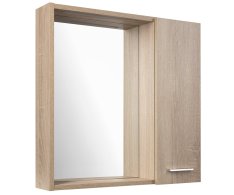 Aqualine Zoja/keramia Fresh Strip Galerka S Led Osvětlením, 60x60x14cm, Pravá, Dub Platin