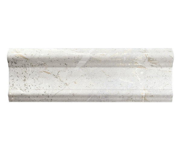 Obklad jako mramor APE Augustus Cenefa Pearl 10X30 - bílá