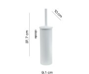 Gedy Flip Wc štětka Závěsná, Systém Lift&clean, Bílá Mat