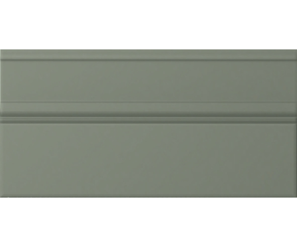 Luxusní dekor APE Fables Plinth Zocalo Green 15x30 Mat. - zelená
