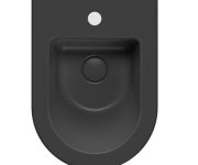 Gsi Kube X Bidet Závěsný 36x50cm, černá Mat