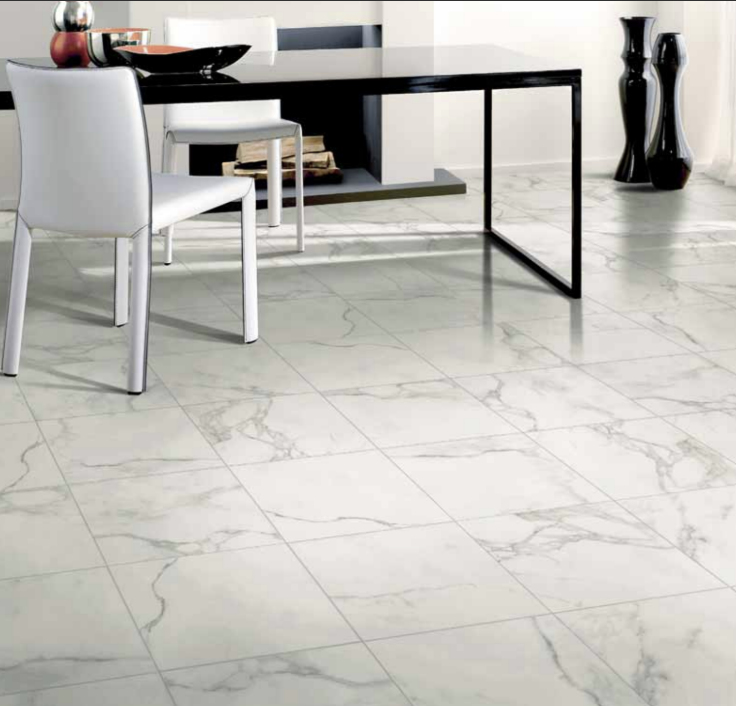 Realizace Sichenia Marmo Calacatta 15x15