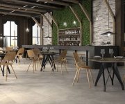Dlažba jako beton Polis Stile Urbano Gesso Rett. 60x60  - bílá