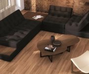 Dlažba jako dřevo Alaplana Casterly Caoba 23x120 - hnědá (skladem)
