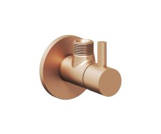Rohový ventil - 930.60RGB Rohový ventil 1/2"x3/8" K, růžové zlato kartáčované