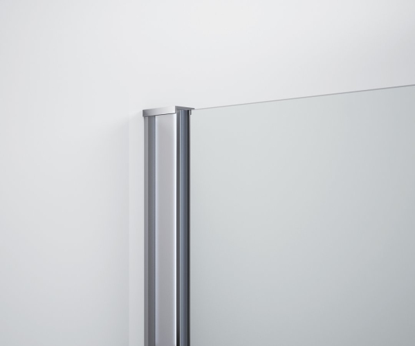 Polysan Esca Shelf Stěnový Profil S Drážkou 2100mm, Chrom