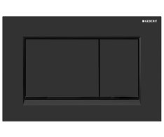 Geberit Sigma30 Ovládací Tlačítko, Easy To Clean, černá Mat