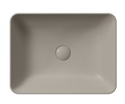 Gsi Sand/nubes Keramické Umyvadlo Na Desku 50x38cm, Tortora Mat
