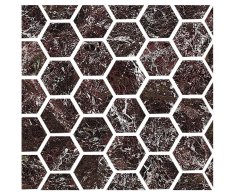 Fioranese Marmorea Intensa Rosso Levanto MOSAICO EXA 30x30 Luc. Rett.