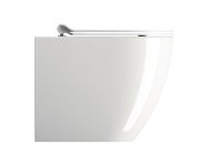 Gsi Pura Wc Mísa Stojící, Swirlflush, 36x55cm, Spodní/zadní Odpad, Bílá Extraglaze