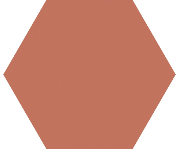 Dlažba Codicer Basic Rioja Hex 25 22x25 - cihlová