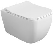 Isvea Vea Závěsná Wc Mísa Rimless, 34,5x52cm, Bílá