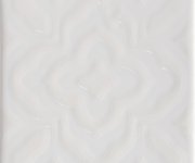 Vzorovaný dekor Aleluia Urban Atelier Decor Glam Branco 10x10 - bílá