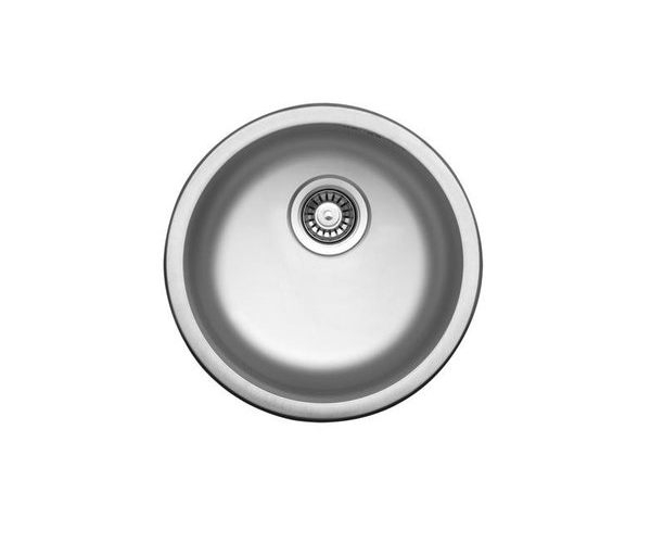Dřez Round 450, Matný Povrch, Tloušťka 0,6 Mm, Včetně Sifonu (spns3s) 3 1/2" Odpadn