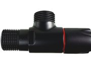 Rohový Ventil Black S Keram.vrškem 1/2"x 1/2" Sítko, červený - Fanski FA2760-AP004B-T-12