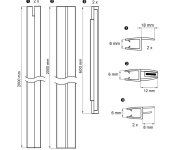 Mereo Sada Těsnění -pro Ck10111zx - Ck10511zx, Včetně Magnetické Lišty A Spodní Lišty