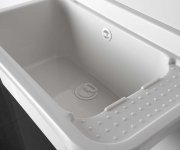 Aqualine Závěsná Výlevka S Odkládací Plochou 60x34cm, Plast, Bílá