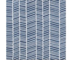 Tonalite Aquarel Stripe Navy Blue Cream 15x15