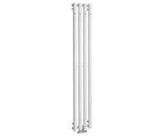 Sapho Pilon Otopné Těleso 270x1800mm, Se čtyřmi Háčky Pro Ručník, Bílá Mat