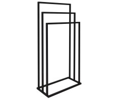 Aqualine Stojan Na Ručníky 450x860x210mm, černá Mat