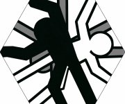 Různé dekory (33 variant) na sebe navazují - Codicer People Hex25