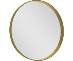 Sapho Notion Kulaté Zrcadlo V Rámu ø 80cm, Zlato Mat