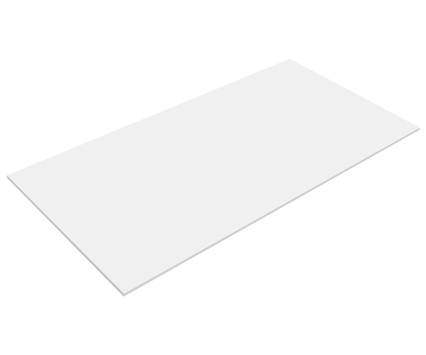 Sapho Nelio Keramická Deska Blanco 77,5x0,9x49,3cm, Bílá Mat