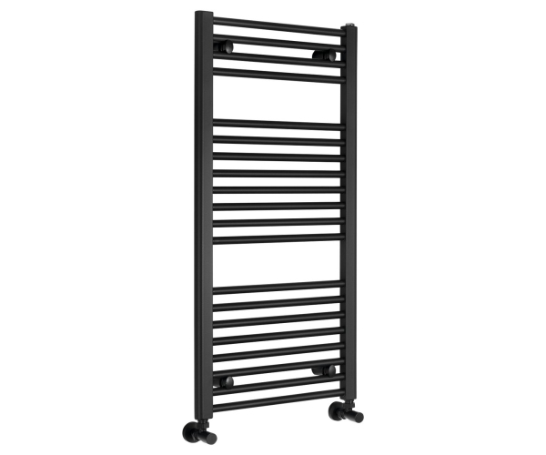 Aqualine Direct Otopné Těleso S Bočním Připojením 450x960mm, černá Mat